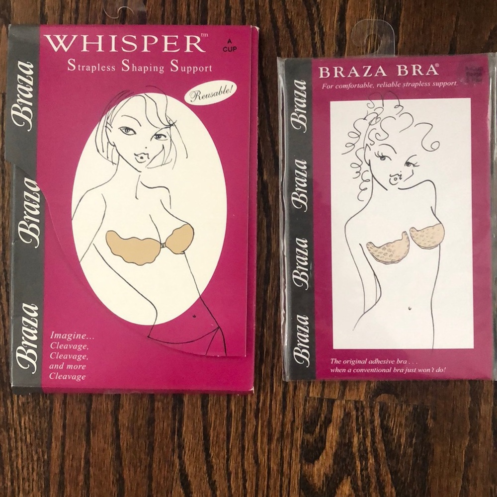 NWT - Braza strapless bras - A cup